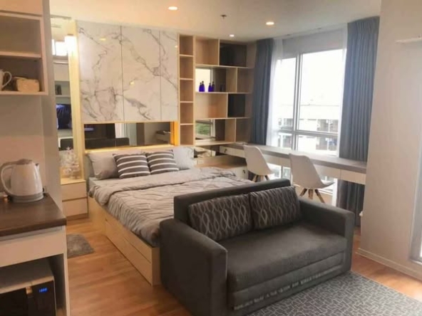 bedroom and living room of Artdio.bkk