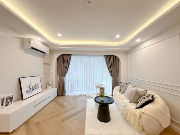 living room and bedroom of Parkview Viphavadi (พาร์ควิว วิภาวดี)