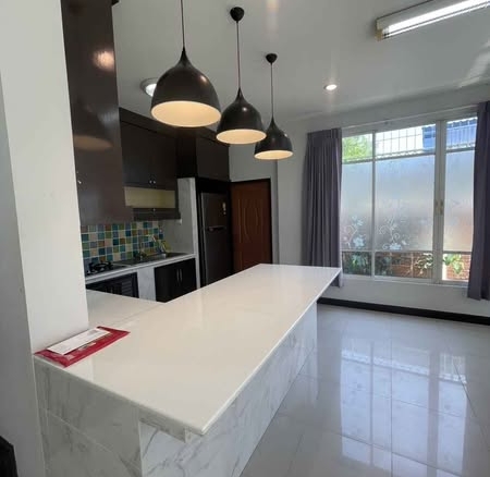 kitchen of บ้านเดี่ยว 2 ชั้น อยู่อาศัย (อุปกรณ์ สาธิตAerodynamics)
