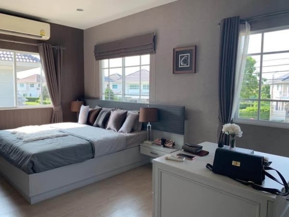 bedroom of เพอร์เฟค พาร์ค พระราม5 - บางใหญ่