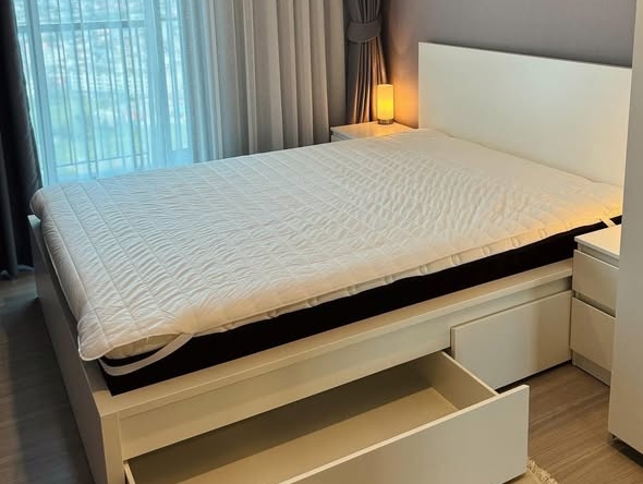 bedroom of แอสปาย เอราวัณ ไพร์ม Aspire Erawan Prime