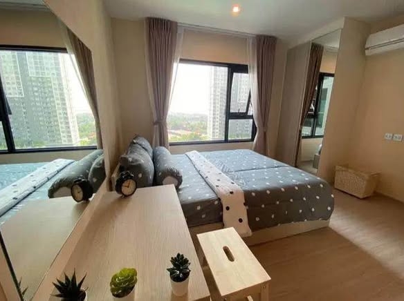 bedroom of แอสปาย เอราวัณ ไพร์ม Aspire Erawan Prime