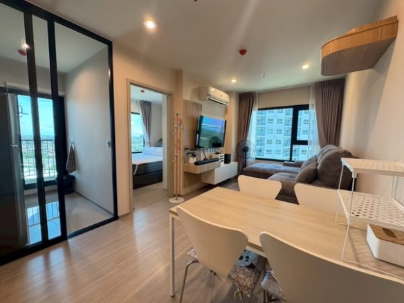 bedroom and room interior of แอสปาย เอราวัณ ไพร์ม Aspire Erawan Prime