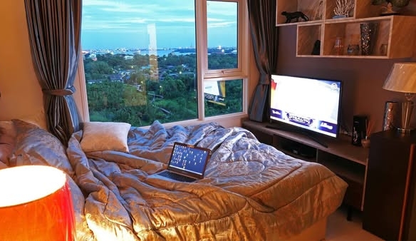 bedroom of Aspire Erawan Tower B