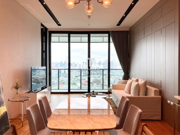 living room of Banyan Tree Residences Riverside Bangkok บันยัน ทรี เรสซิเดนซ์ ริเวอร์ไซด์ กรุงเทพ