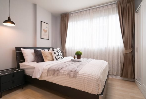 bedroom of D condo ramindra