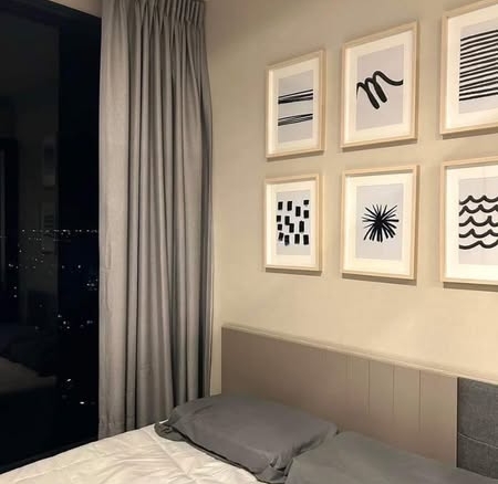 bedroom of Ideo Mobi Sukhumvit Eastpoint