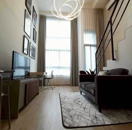 living room of Ideo New Rama 9