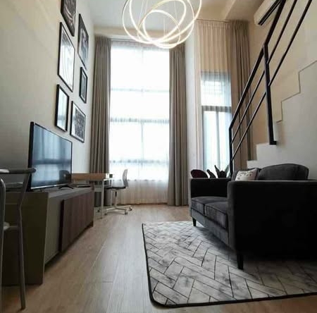 living room of Ideo New Rama 9
