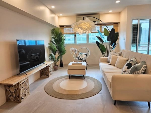 living room and room interior of Knightsbridge Duplex Tiwanon | ไนท์บริดจ์ ดูเพล็กซ์ ติวานนท์