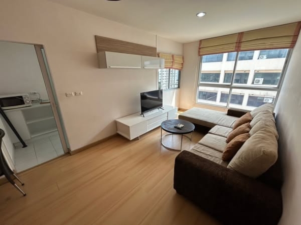 living room and bedroom of Life @Thapra Condominium