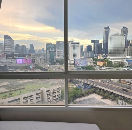 bedroom of Lumpini Park Rama 9 – Ratchada