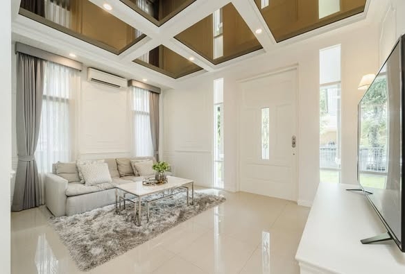 living room of Milton Residence Ramintra