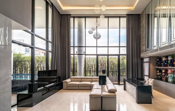 living room of Number3 Poolvilla Bangkok