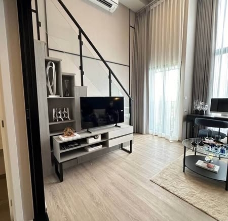 living room and bedroom and room interior of Origin Plug & Play Nonthaburi Station