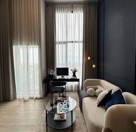bedroom and living room of Origin Plug & Play Ramintra : ออริจิ้น ปลั๊ก แอนด์ เพลย์ รามอินทรา