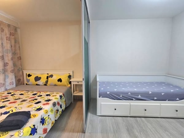 bedroom of PLUM CONDO ราม 60 อินเตอร์เชนจ์