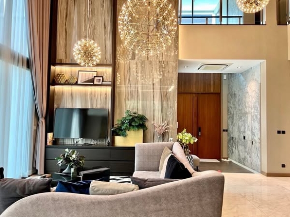 living room of เดอะ เจนทริ วิภาวดี (The Gentry Vibhavadi)