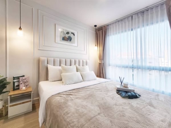bedroom of The Kith Plus Nawamin เดอะ คิทท์ พลัส นวมินทร์
