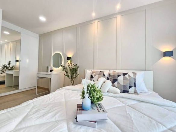 bedroom of The Kith Plus Nawamin เดอะ คิทท์ พลัส นวมินทร์