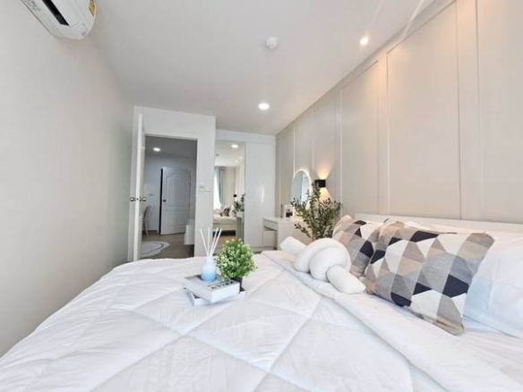 bedroom of The Kith Plus Nawamin เดอะ คิทท์ พลัส นวมินทร์
