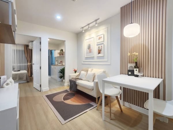 living room of The Kith Plus Nawamin เดอะ คิทท์ พลัส นวมินทร์