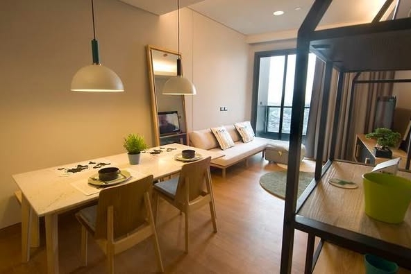living room and room interior of The Lumpini 24
