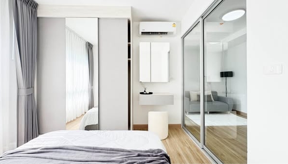 bedroom and room interior of The Niche ID Bangkhae – Bangkae Phase 2