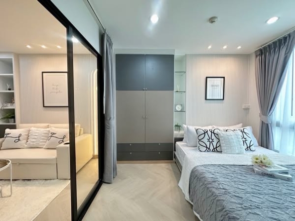 bedroom and room interior of The Niche MONO Bangna อาคาร C และ D