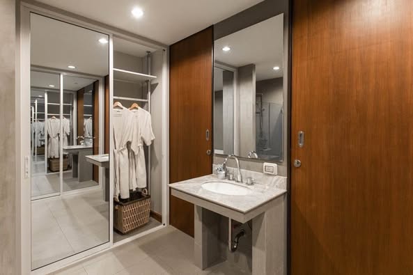 room interior and bathroom of The Resort Condominium
