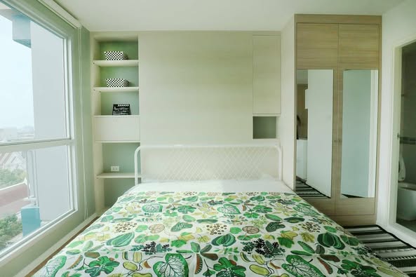 bedroom of The Selected Kaset-Ngamwongwan by LPN