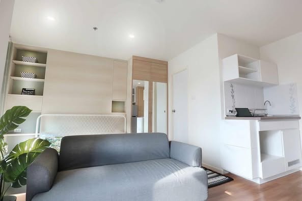 bedroom and living room of The Selected Kaset-Ngamwongwan by LPN