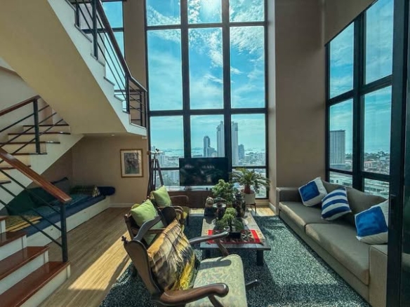 living room of The Sky Sukhumvit