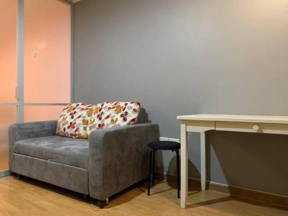 living room and room interior of U-Delight Jatujak Station condo.