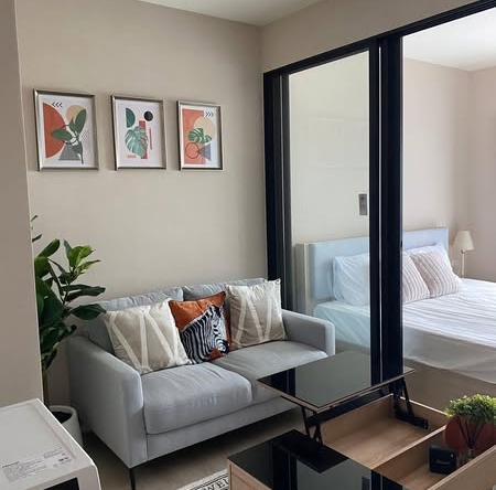 bedroom and living room and room interior of A Space Mega 2 เอ สเปซ เมกา 2
