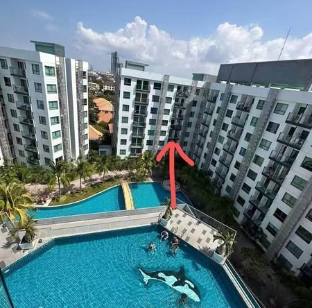 pool of Arcadia Beach Resort Condominium