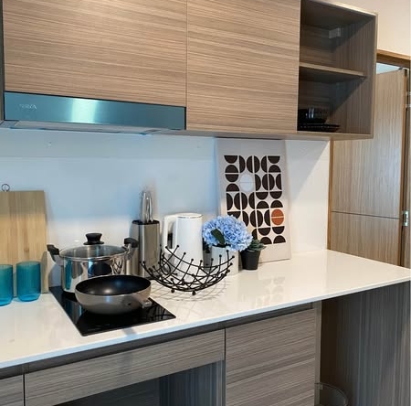 kitchen of Arise Condo At Mahidol