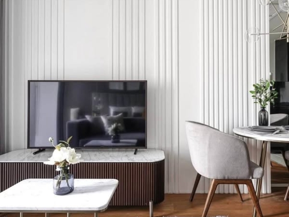 living room and room interior of Ashton Chula-Silom