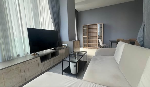 living room and bedroom of Ashton Silom