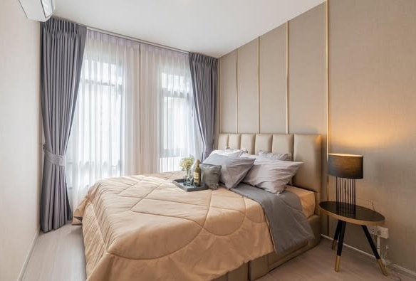 bedroom of Aspire Asoke-Ratchada