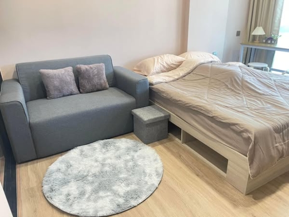 living room and bedroom of Atmoz Flow Minburi