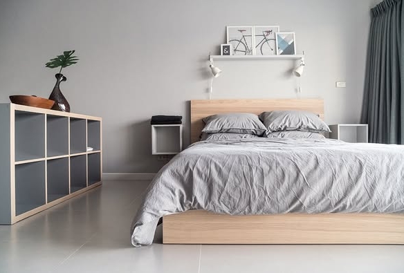 bedroom of Baan Nonzee Condominium