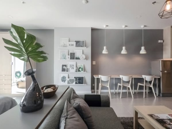 living room of Baan Nonzee Condominium