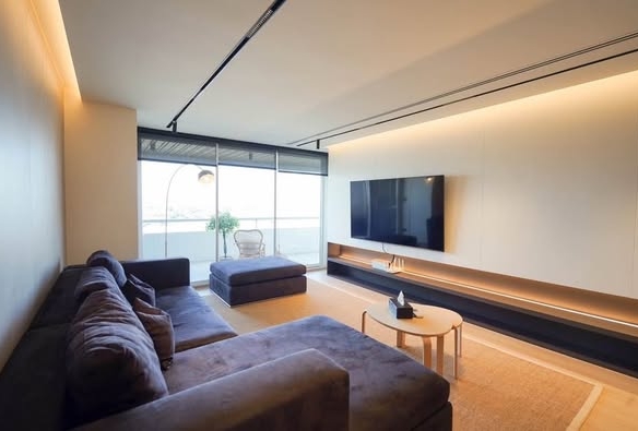 living room and room interior of Bangkok River Marina