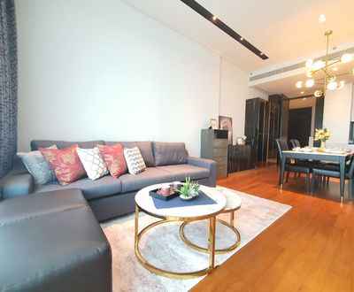 living room of Banyan Tree Residences Riverside Bangkok บันยัน ทรี เรสซิเดนซ์ ริเวอร์ไซด์ กรุงเทพ