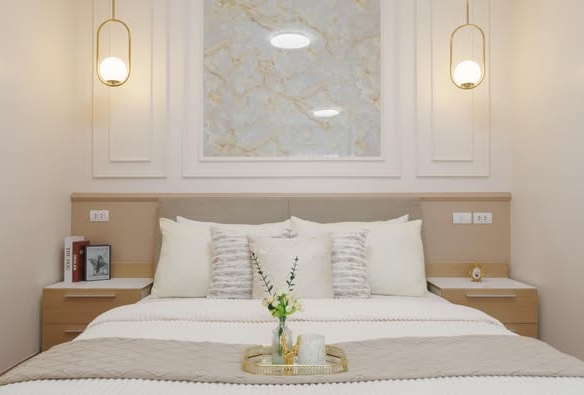 bedroom of คอนโดศุภาลัยปาร์คแยกเกษตร