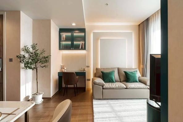 bedroom and living room of Building A