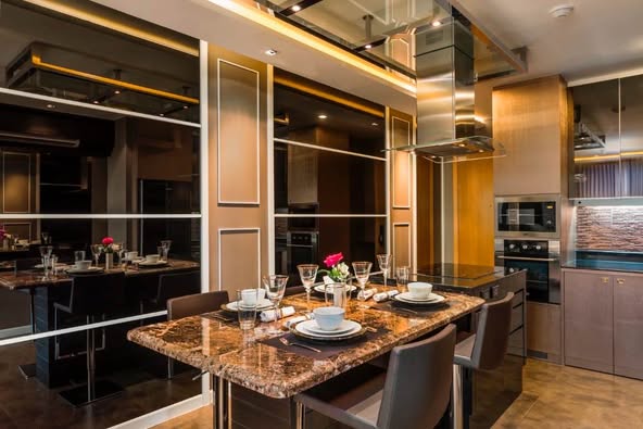 kitchen of Circle Condominium