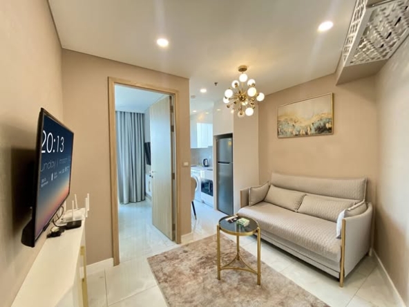 living room and bedroom of Copa Cabana
