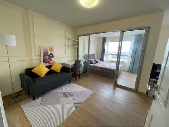 bedroom of D Condo Rattanathibet